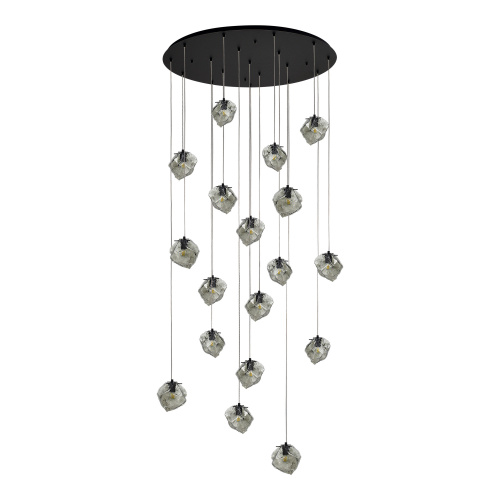 SL1175.403.18 Светильник подвесной ST-Luce Черный/Серо-зеленый E14 18*40W PORTICI фото 2