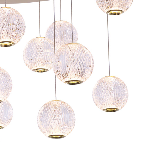 Подвесной светильник MD20001012-17A gold фото 2