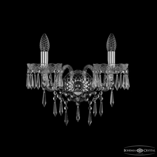 Бра хрустальные 1403B/2/160/XL Ni Bohemia Ivele Crystal (Богемия Ивеле Кристалл) Бра хрустальные 1403B/2/160/XL Ni Bohemia Ivele Crystal (Богемия Ивеле Кристалл)