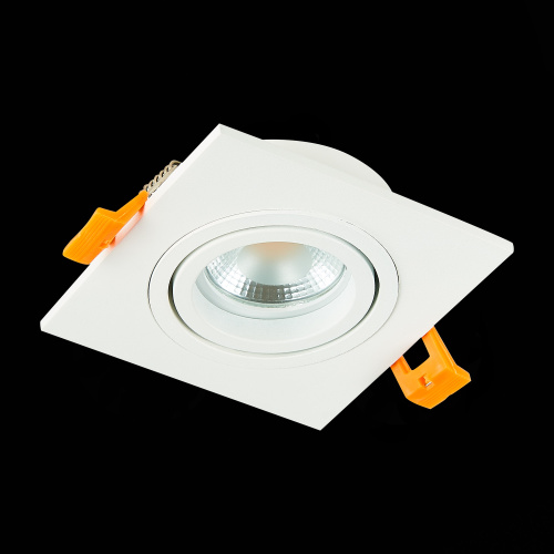 ST251.508.01 Св-к встр. Белый GU10 1*50W  IP20 L92xW92xH27 220V Без ламп Встраиваемые светильники фото 7