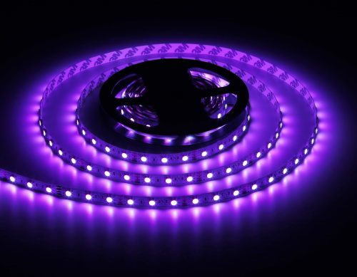 Светодиодная лента 12В 5050 60Led 14.4Вт/м Цветная RGB IP20 5м фото 6 Светодиодная лента 12В 5050 60Led 14.4Вт/м Цветная RGB IP20 5м фото 6