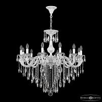 Люстра с хрустальными подвесками AL79101/12/300 B WMN Bohemia Ivele Crystal (Богемия Ивеле Кристалл)