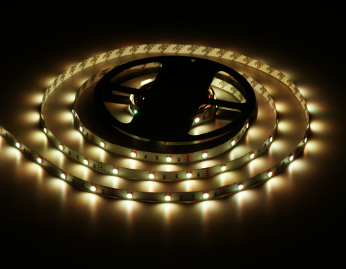 Комплект светодиодной ленты 12В 5050 30Led 7.2Вт/м Цветная RGB IP20 5м фото 4 Комплект светодиодной ленты 12В 5050 30Led 7.2Вт/м Цветная RGB IP20 5м фото 4