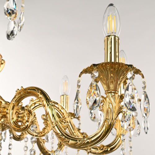 Люстра с хрустальными подвесками AL79101/8/250 A G Bohemia Ivele Crystal (Богемия Ивеле Кристалл) фото 5 Люстра с хрустальными подвесками AL79101/8/250 A G Bohemia Ivele Crystal (Богемия Ивеле Кристалл) фото 5
