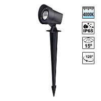 359219 STREET NT23 790 черный Светильник ландшафтный светодиодный грунтовой IP65 LED 13W 110-240V 1040Лм 4000К LANDSCAPE