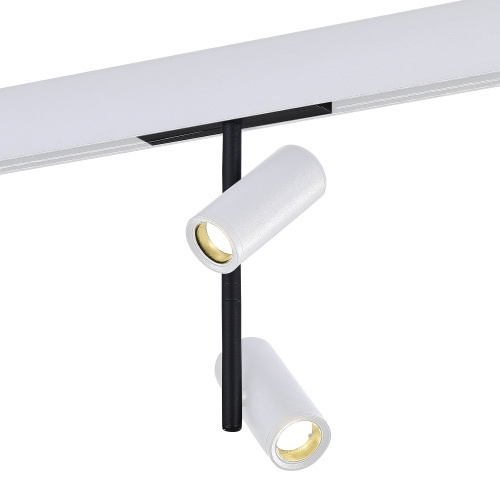 ST808.536.16 Магнитный трековый светильник Белый LED 1*16W 3000K 1 100Lm Ra>90 36° IP20 D45xH240 48V SKYLINE 48 фото 4