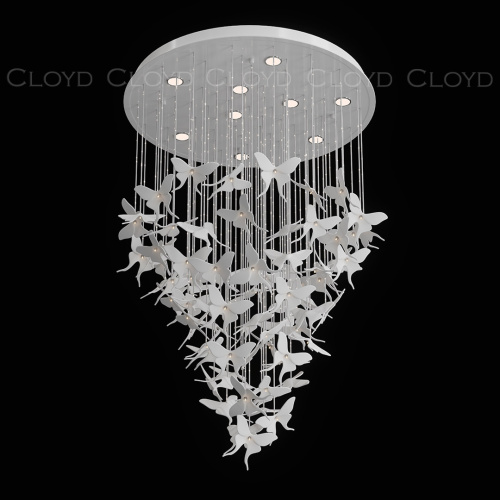 Люстра Cloyd TROPICA C9 / выс. 120 см - керамика - белый (арт.11531) фото 3 Люстра Cloyd TROPICA C9 / выс. 120 см - керамика - белый (арт.11531) фото 3