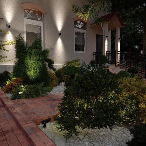 Уличный настенный светодиодный светильник Odeon Light Nature Stima 6648/12WL3 фото 2