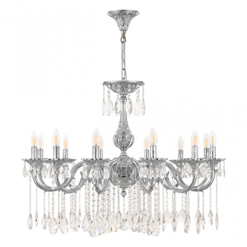 Люстра с хрустальными подвесками AL78101/12/300 A Ni Bohemia Ivele Crystal (Богемия Ивеле Кристалл) Люстра с хрустальными подвесками AL78101/12/300 A Ni Bohemia Ivele Crystal (Богемия Ивеле Кристалл)