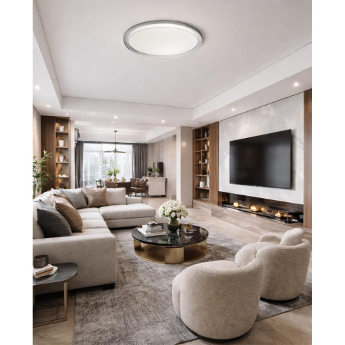 7643/DLN COLOR SN 146 Светильник пластик/белый/прозрачный LED 48Вт 3000/4000/6000К D405 IP43 CCT DEPAX 7643/DLN COLOR SN 146 Светильник пластик/белый/прозрачный LED 48Вт 3000/4000/6000К D405 IP43 CCT DEPAX