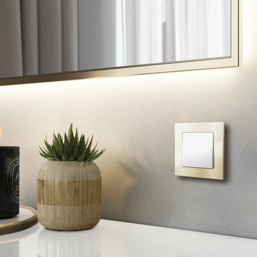 Выключатель одноклавишный (белый матовый) W1110061 фото 3 Выключатель одноклавишный (белый матовый) W1110061 фото 3