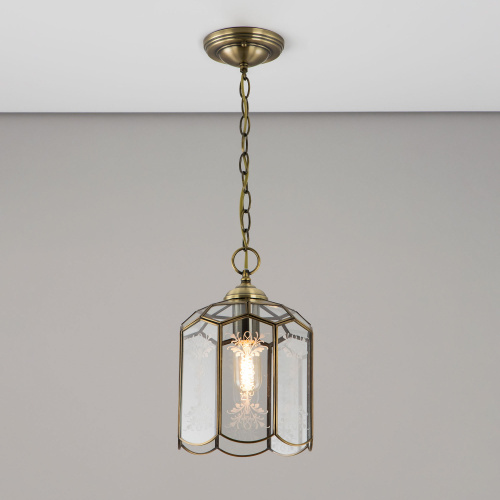 Citilux Витра-2 CL442210 Подвесной светильник витражный Бронза фото 4 Citilux Витра-2 CL442210 Подвесной светильник витражный Бронза фото 4