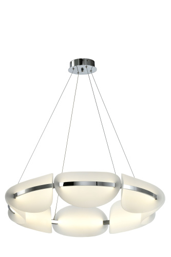 Подвесной светильник потолочный хром LED 40Вт D80см Zortes MOON ZRS.1211.80 фото 3 Подвесной светильник потолочный хром LED 40Вт D80см Zortes MOON ZRS.1211.80 фото 3