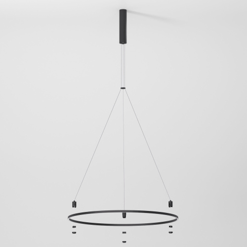 Esthetic Magnetic Шинопровод с тросовыми креплениями Round черный ⌀800 85138/00 фото 3 Esthetic Magnetic Шинопровод с тросовыми креплениями Round черный ⌀800 85138/00 фото 3