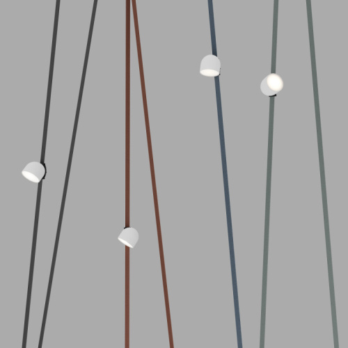 DK5642-WH+BK Поворотный светильник для трека-ремня Belty Smart, серия Spot, со светодиодом, D100*H107мм, 48V DC, 12W, RA90, 120°, 3000-5700K, IP20, белый с черным, алюминий фото 4