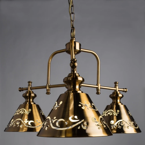 Подвесная люстра Arte Lamp KENSINGTON A1511LM-3PB фото 2 Подвесная люстра Arte Lamp KENSINGTON A1511LM-3PB фото 2