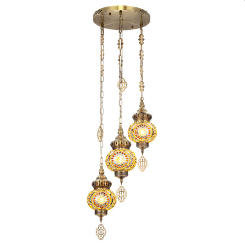 Citilux Каир CL419135 Подвесной светильник Мозаика Янтарь фото 6 Citilux Каир CL419135 Подвесной светильник Мозаика Янтарь фото 6
