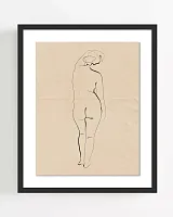 Интерьерный постер "Nude"