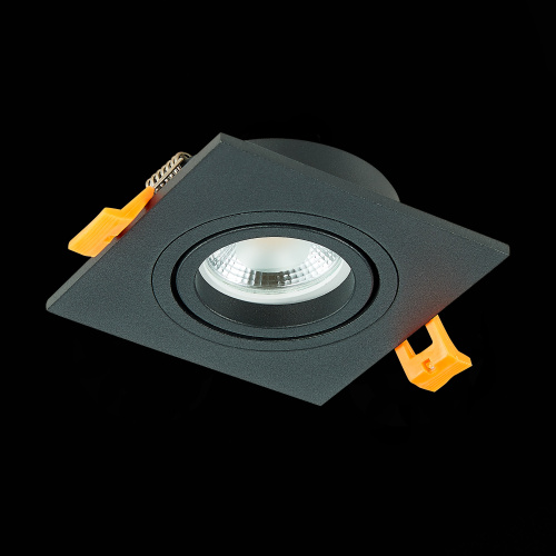 ST251.408.01 Св-к встр. Черный GU10 1*50W  IP20 L92xW92xH27 220V Без ламп Встраиваемые светильники фото 7