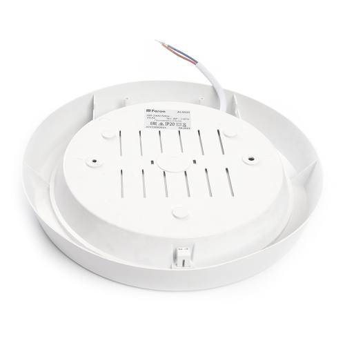 Светильник светодиодный с ИК-датчиком Feron AL3022 в пластиковом корпусе 25W 6500K IP20 белый фото 4