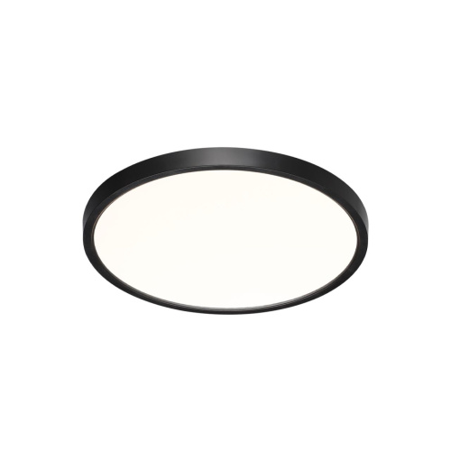 7660/24L MITRA LED SN 554 Светильник пластик/белый/черный LED 24Вт 3000/4000K D300 IP40 ALFA BLACK фото 6