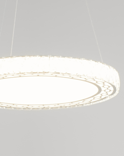 Светодиодная подвесная люстра Moderli V1600-PL Ice фото 4 Светодиодная подвесная люстра Moderli V1600-PL Ice фото 4