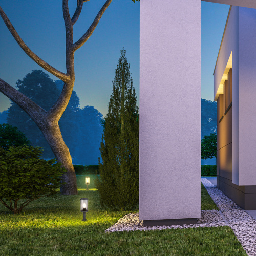 Напольный светильник Escada 30003G/03 E27*60W IP44 Dark grey фото 3