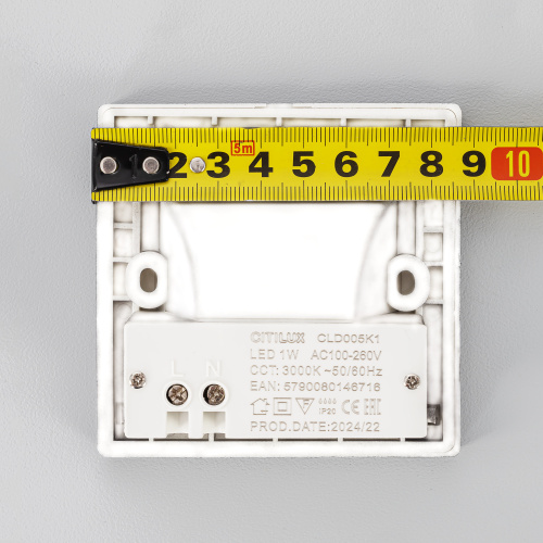 Citilux Скалли CLD005K1 LED Встраиваемый светильник лестничный Графит фото 8 Citilux Скалли CLD005K1 LED Встраиваемый светильник лестничный Графит фото 8