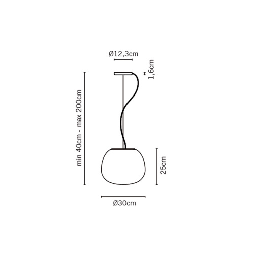 Подвесной светильник Lumi Mochi d30 фото 2