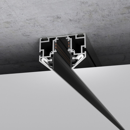 Slim Magnetic Шинопровод в натяжной потолок с декоративными вставками черный (3м) 85242/00 85242/00 Slim Magnetic Шинопровод в натяжной потолок с декоративными вставками черный (3м) 85242/00 85242/00