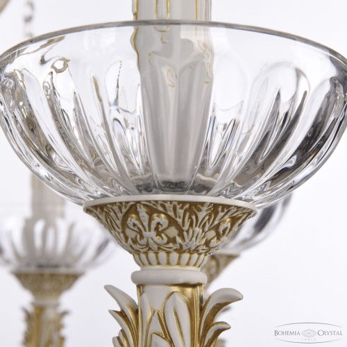 Люстра с хрустальными подвесками AL79101/10+5/250/2D B WMG P Clear/M-1H Bohemia Ivele Crystal (Богемия Ивеле Кристалл) фото 4