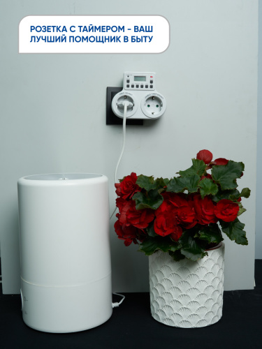 Розетка с таймером Feron TM25 недельная электронная мощность 3500W/16A фото 7