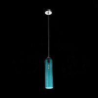 SL1145.183.01 Светильник подвесной ST-Luce хром/зеленый E27 1*60W CALLANA