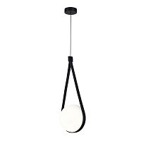 SL2002.413.01 Светильник подвесной ST-Luce Черный/Белый E27 1*60W MOONBAG