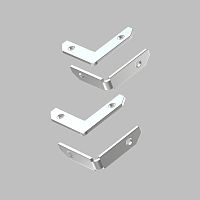 TR2027-AL Комплект угловых соединителей трека SMART ONE, алюминий