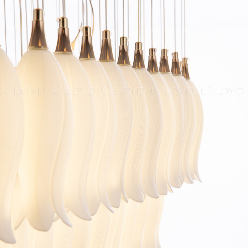 Люстра Cloyd ARGANA C54 / шир. 110 см- керамика, фарфор - белый (арт.10814) фото 2