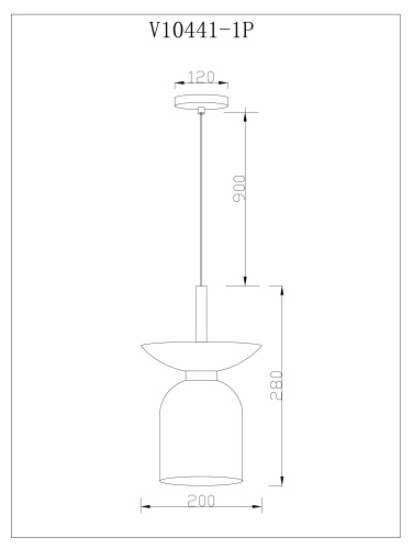 Светильник подвесной Moderli V11552-1P Lecce фото 6 Светильник подвесной Moderli V11552-1P Lecce фото 6