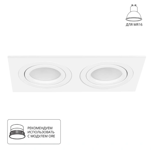 Точечный встраиваемый светильник Arte Lamp TARF A2168PL-2WH