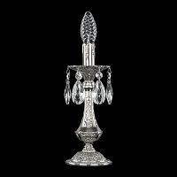 Настольная лампа бронзовая с хрусталём 72100L/1-26 Ni