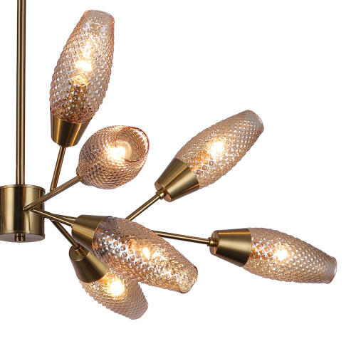 Светильник на штанге Escada 10165/12PL E14*60W Copper фото 3 Светильник на штанге Escada 10165/12PL E14*60W Copper фото 3