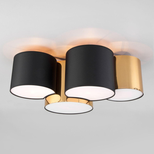 Потолочный светильник TK Lighting 3446 Mona Black/Gold Потолочный светильник TK Lighting 3446 Mona Black/Gold