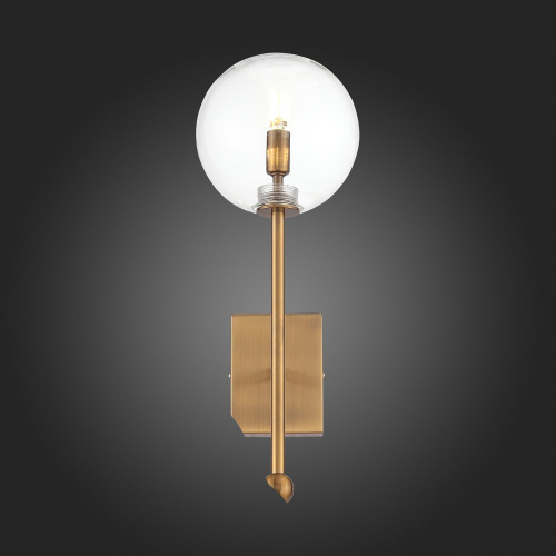 SL1205.301.01 Светильник настенный ST-Luce Латунь/Прозрачный G9 1*5W SANDRO фото 2 SL1205.301.01 Светильник настенный ST-Luce Латунь/Прозрачный G9 1*5W SANDRO фото 2