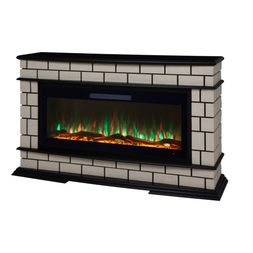 Электрокамин RealFlame Fiero 42 AO античный дуб c Diamond 42, с муляжом дров и кристаллами фото 4 Электрокамин RealFlame Fiero 42 AO античный дуб c Diamond 42, с муляжом дров и кристаллами фото 4