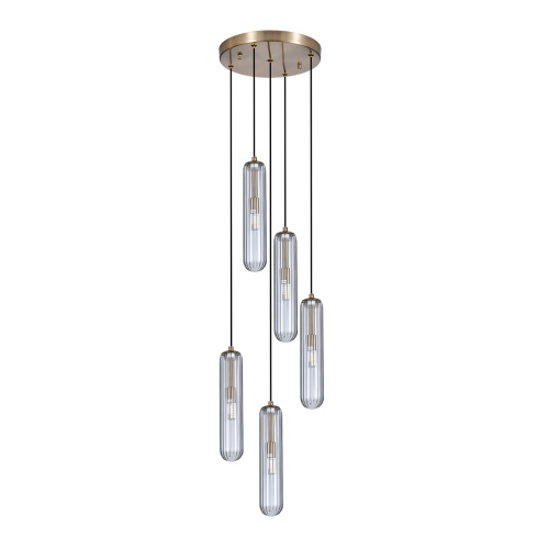 Подвесной светильник 160001/5P G9*5W Brass фото 4
