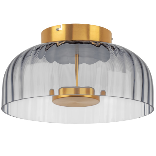 809061 Люстра CELESTA LED 1х12W 600LM ЗОЛОТО/ДЫМЧАТЫЙ 3000K 809061 Люстра CELESTA LED 1х12W 600LM ЗОЛОТО/ДЫМЧАТЫЙ 3000K