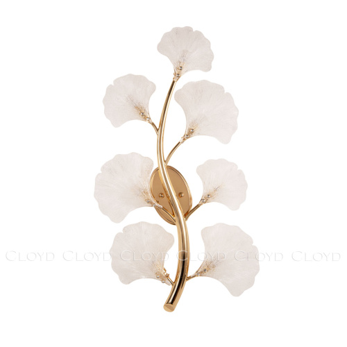 Бра Cloyd POLYNESIA W7 / выс. 77 см - прозрачн.стекло - золото (арт.20111) фото 4 Бра Cloyd POLYNESIA W7 / выс. 77 см - прозрачн.стекло - золото (арт.20111) фото 4