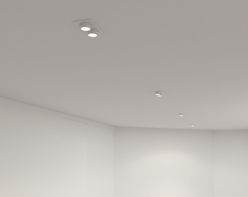 DK3122-WH Встраиваемый светильник, IP20, до 15 Вт, LED, GU5,3, белый, пластик фото 7