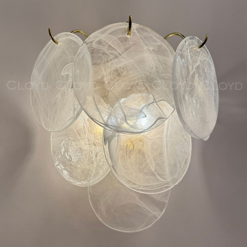 Бра Cloyd LINZE-B W2 / выс. 32 см - латунь - белое стекло (арт.20482) фото 2 Бра Cloyd LINZE-B W2 / выс. 32 см - латунь - белое стекло (арт.20482) фото 2