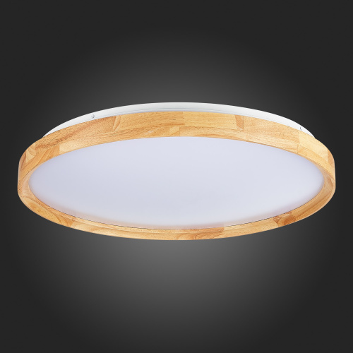 SLE201382-01 Светильник потолочный Светлое дерево/Белый LED 1*40W 3000K/4000K/6000K DELIA фото 2
