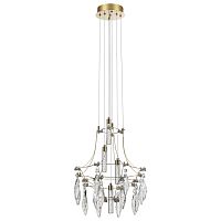 7000/35L CLASSIC ODL_EX25 069 Подвесной светильник металл/хрусталь/нерж сталь IP20 LED 35W 4000K 220-240V FLAMENCO